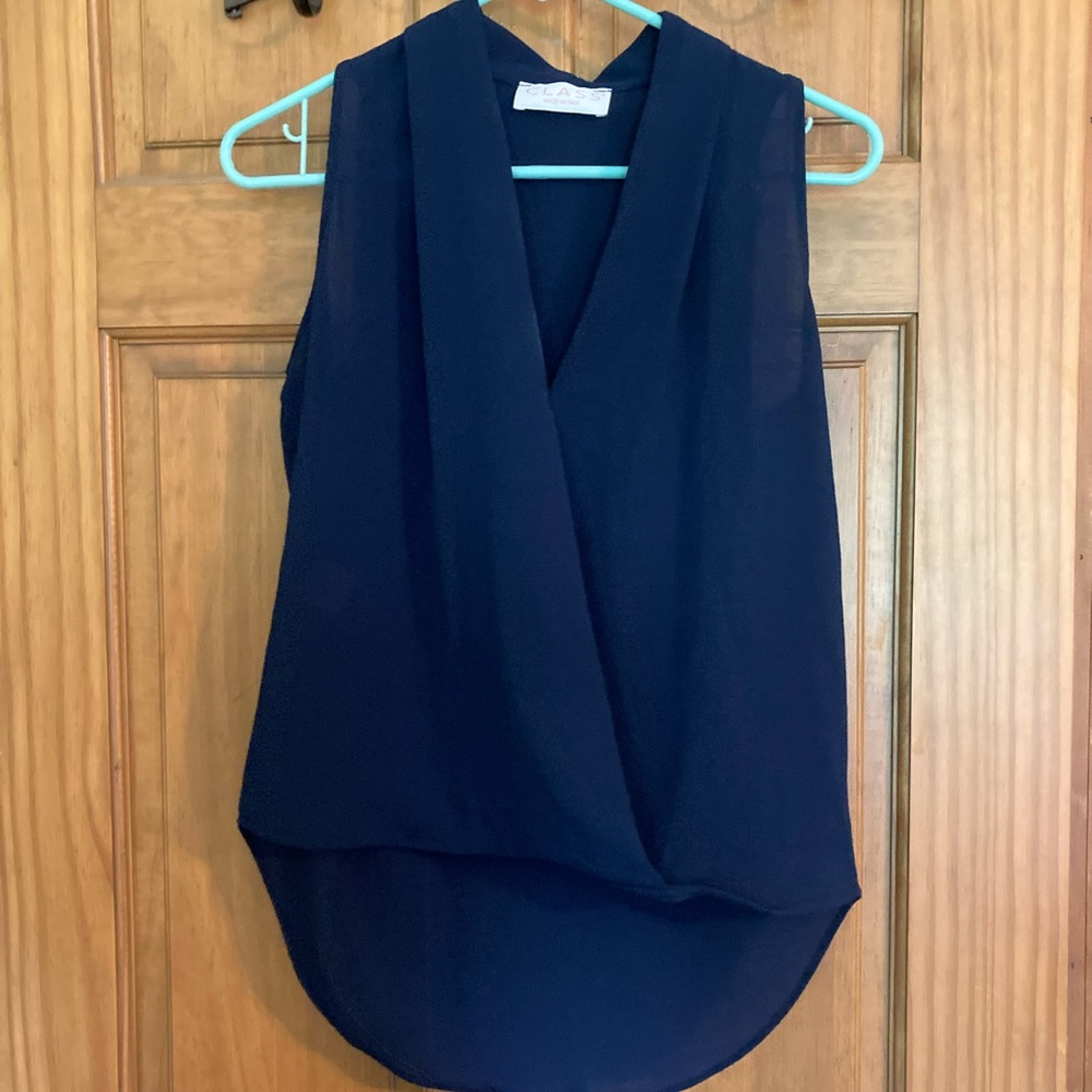 Navy blue blouse